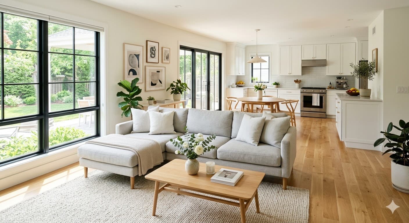 Spotless living room