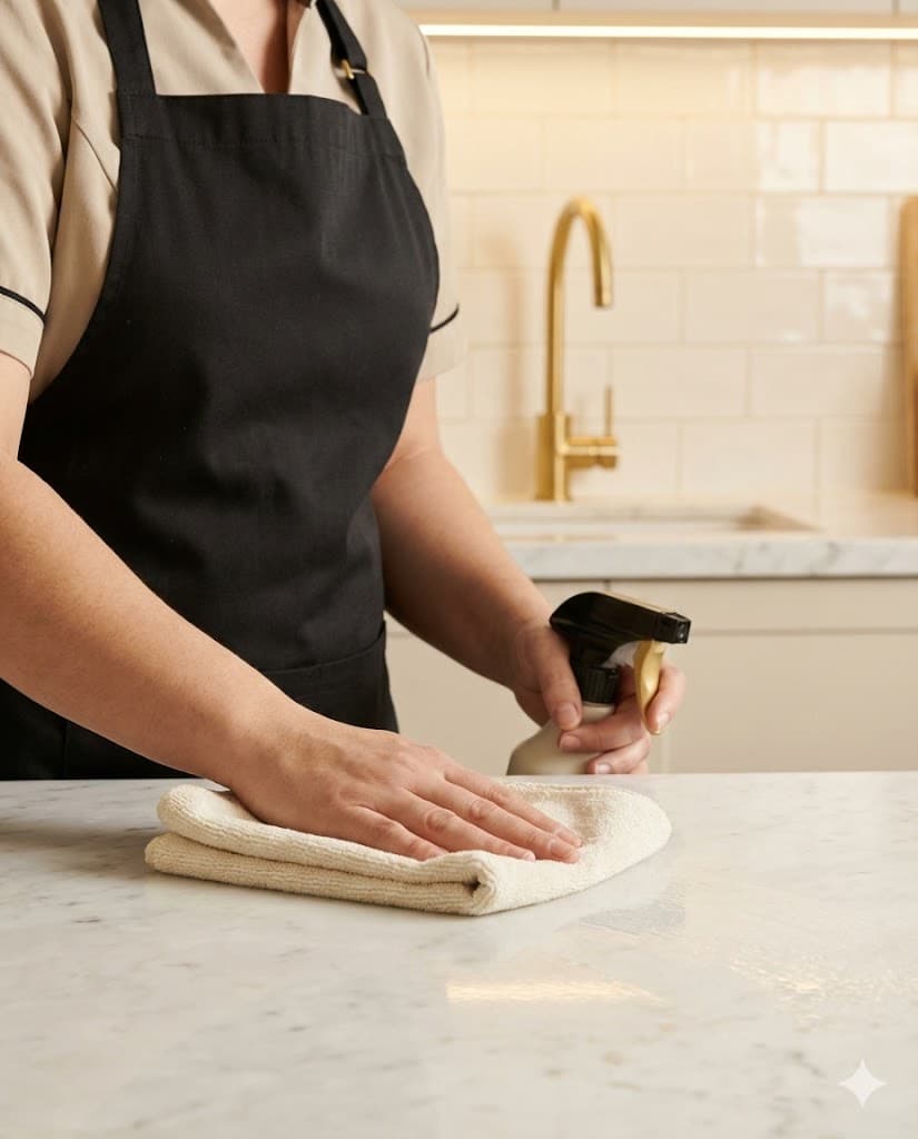 Professional cleaner vetting process